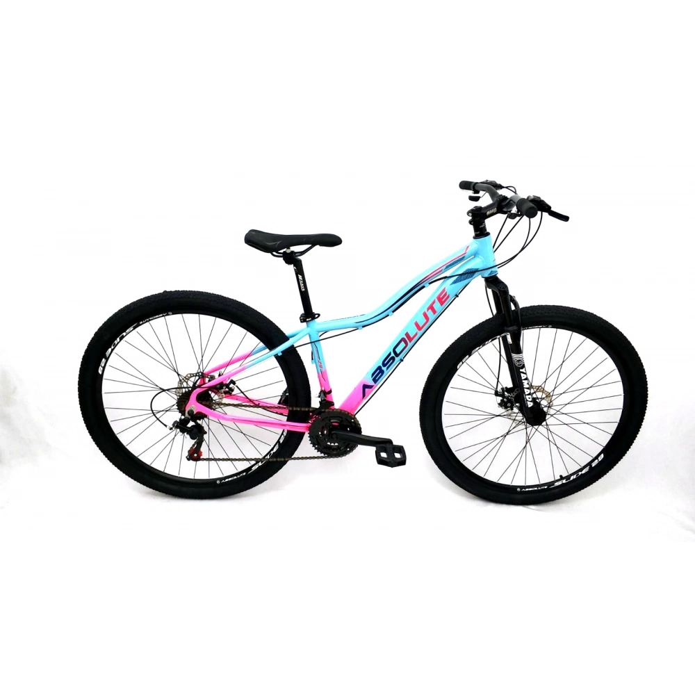 Bicicleta Absolute Hera Aro 29 Quadro 15 Alumínio Azul/Rosa 24V .