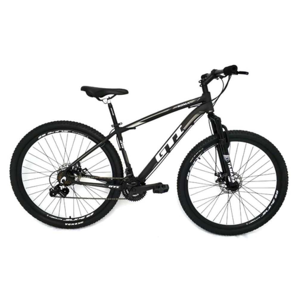 Bicicleta GTI Roma Aro 29 Quadro 19 Alumínio preto/cinza 21V .