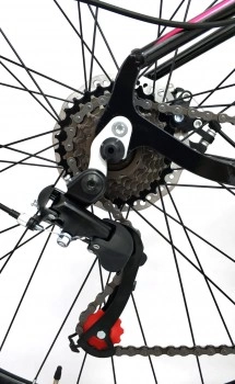 Bicicleta Absolute Hera Aro 29 Quadro 17 Alumínio Preto/Rosa 24V .