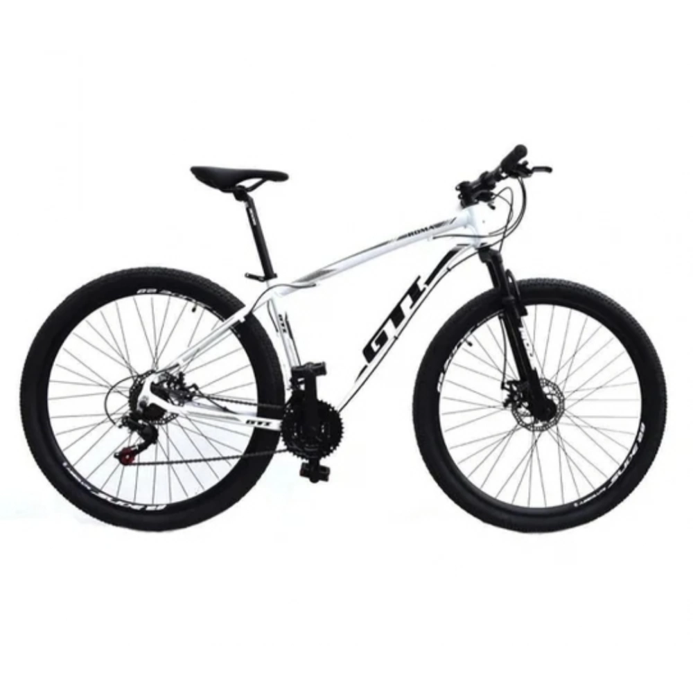 Bicicleta GTI Roma Aro 29 Quadro 15 Alumínio Branca 24V.