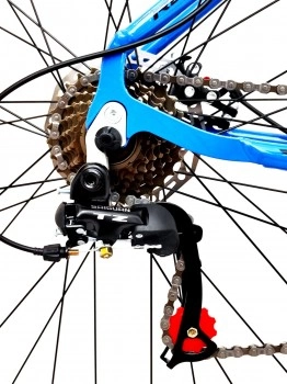 Bicicleta GTI Roma Aro 29 Quadro 15 Alumínio preto/azul 21V.